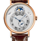 Breguet Classique Rose Gold 39 MM - Brown Leather Strap - Silver Dial - 7337BR/1E/9V6