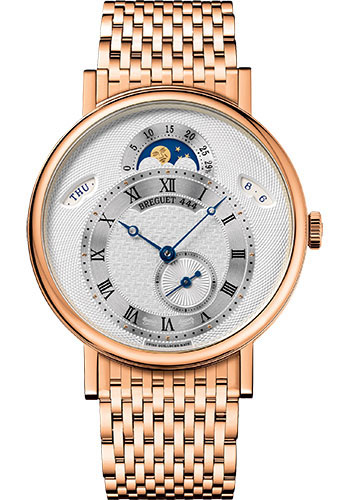 Breguet Classique Rose Gold 39 MM - Rose Gold Bracelet - Silver Gold Dial - 7337BR/1E/RV0