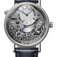 Breguet Tradition  Quantième Rétrograde White Gold 40 MM - Black Leather Strap - Silver Dial - 7597BB/G1/9WU