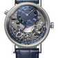 Breguet Tradition Quantième Rétrograde White Gold 40 MM - Blue Leather Strap - Blue Dial - 7597BB/GY/9WU