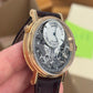 Breguet Tradition; Quantième Rétrograde Rose Gold 40 MM - Brown Leather Strap - Silver Dial - 7597BR/G1/9WU