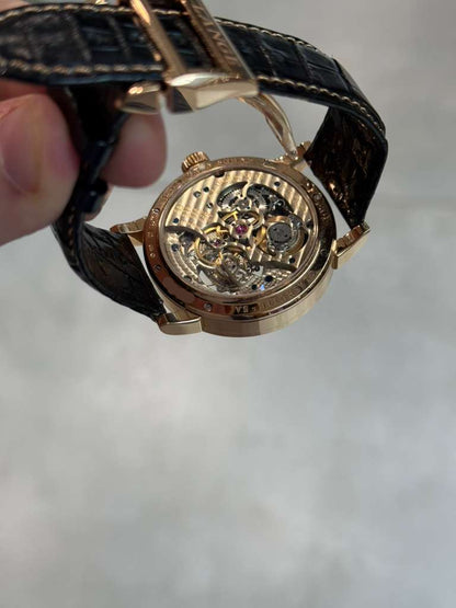 A.Lange & Söhne Richard Lange Tourbillon - 41.9 MM - Rose Gold - Silver Dial - 760.032F