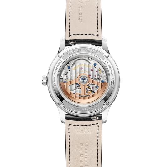 JLC - Master Control Calendar - Limited Edition - 40 MM - Stainless Steel - Gray Dial - Black Leather Strap - Q4148450