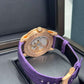 Audemars Piguet - Code 11.59 - 38 MM - Rose Gold - Purple Dial - 77410OR.OO.A623CR.01