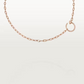 Cartier Juste Un Clou Necklace - Rose Gold - Diamonds - N7413500