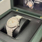 Audemars Piguet Royal Oak Frosted Gold Selfwinding 34 MM - White Gold Bracelet - Rhodium-plated Dial - 77450BC.GG.1361BC.01