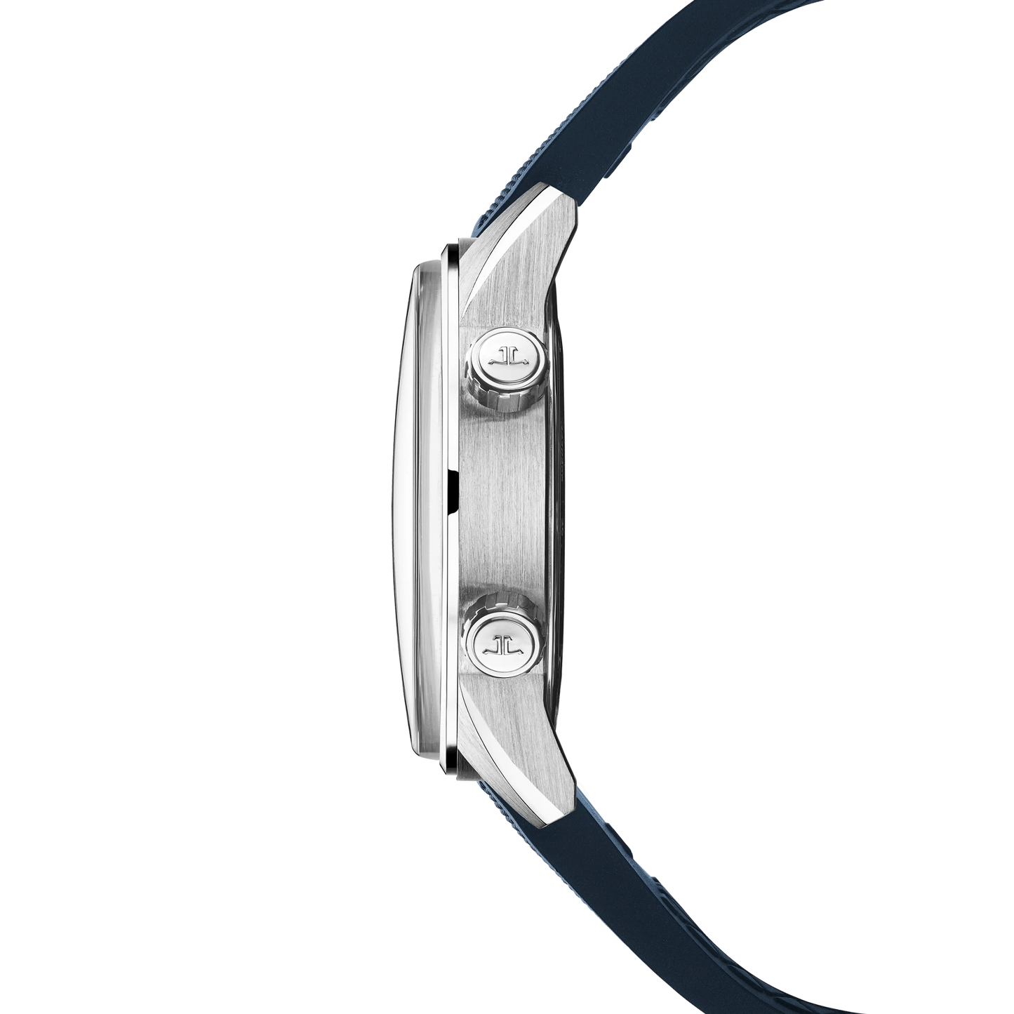 JLC - Polaris Date - 42 MM - Stainless Steel - Shaded Blue Dial - Blue Rubber Strap - Q906868J