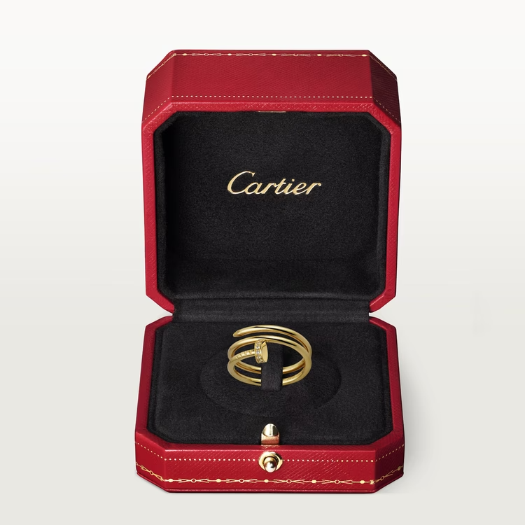 Cartier Just Un Clou Ring - Yellow Gold Diamonds - B4211800