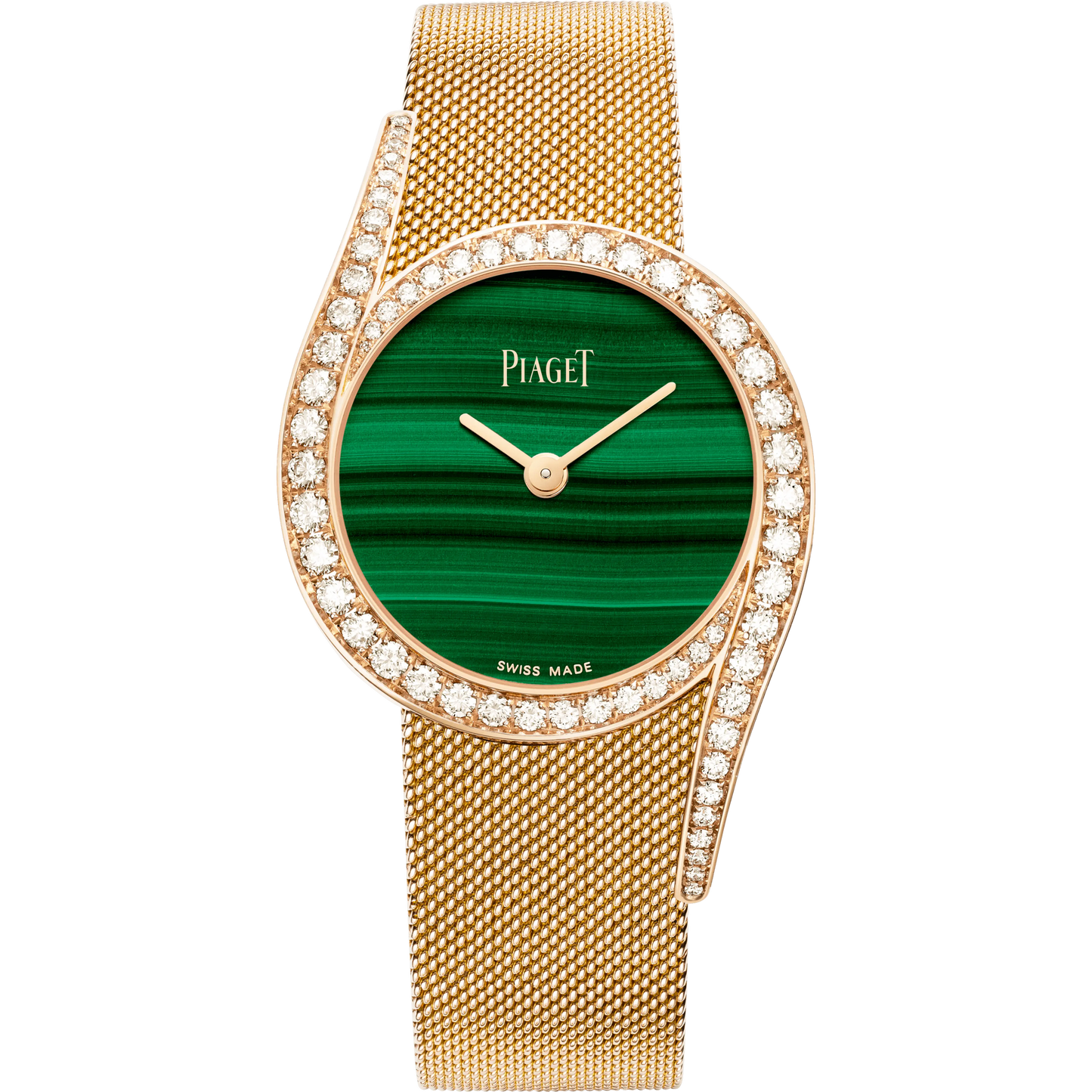 Piaget Limelight Gala - Rose Gold 32 MM - Rose Gold Bracelet - Diamond Bezel - Green Dial - G0A48214