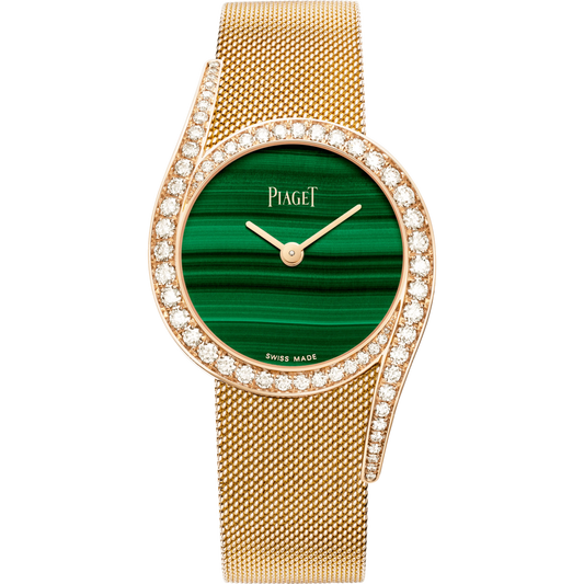 Piaget Limelight Gala - Rose Gold 32 MM - Rose Gold Bracelet - Diamond Bezel - Green Dial - G0A48214