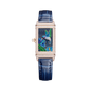 JLC - Reverso One "Hibiscus Syriacus" Limited Edition - 40 MM x 20 MM - Rose Gold - Mother-Of-Pearl Dial - Diamond-Set Case - Blue Leather Strap - Q3292424