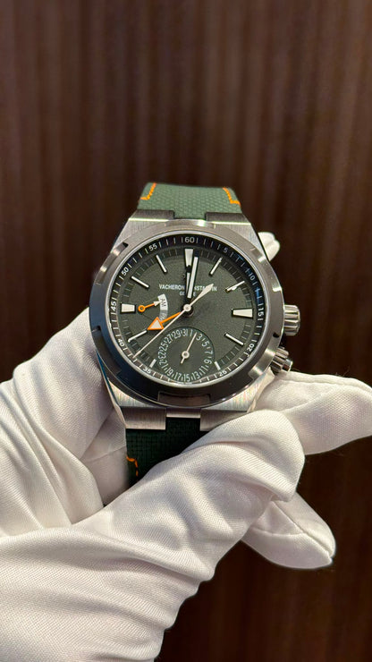 Vacheron Constantin Overseas Dual Time Cardinal Points - West - 41 MM - Titanium - Green Dial - 7930V/210T-H075