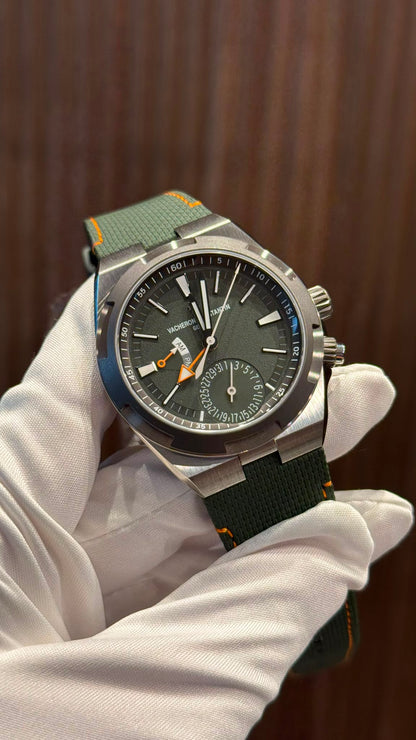Vacheron Constantin Overseas Dual Time Cardinal Points - West - 41 MM - Titanium - Green Dial - 7930V/210T-H075