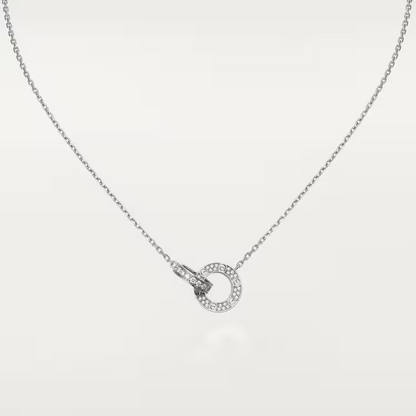 Cartier Love Necklace Diamond Paved- White Gold - B7216300