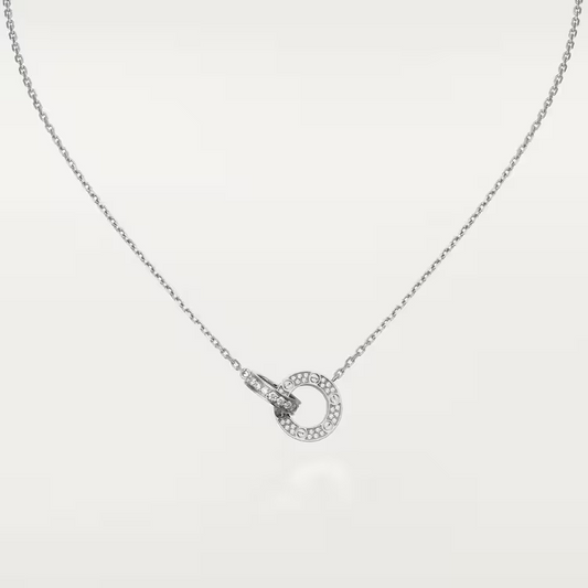 Cartier Love Necklace Diamond Paved- White Gold - B7216300