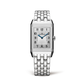 JLC - Reverso Classic Duetto - 40 MM x 24 MM - Stainless Steel - Silvered-Gray/Black Dial - Diamond-Set Verso - Stainless Steel Bracelet - Q2588120