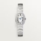 Cartier Baignoire White Gold 25.3 MM - White Gold Bracelet - Diamond Bezel - Silvered Sunray Dial - WB520025