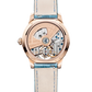 JLC - Rendez-Vous Jewellery Tourbillon - 39 MM - Pink Gold - Blue Diamond Dial - Diamond Bezel - Blue Leather Strap - Q3412480
