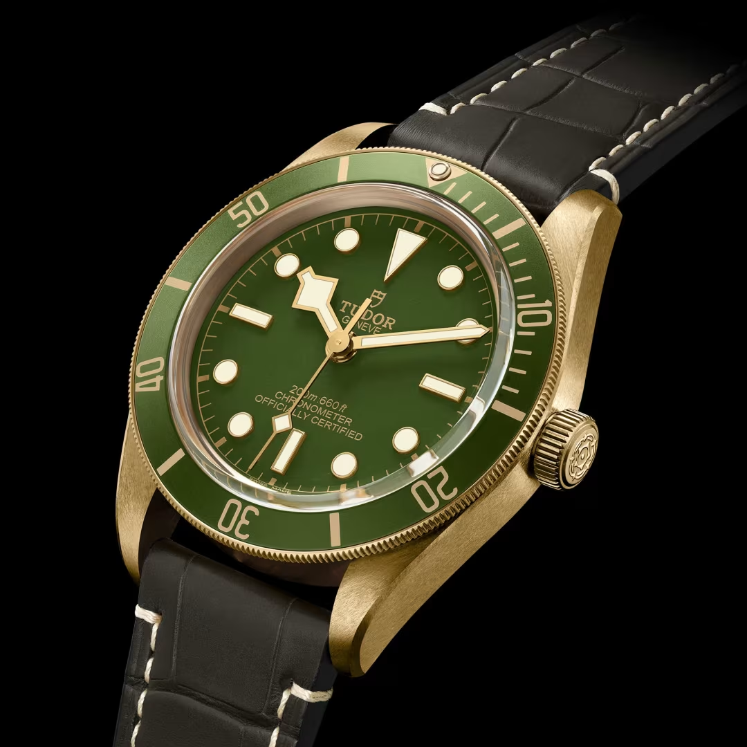 Tudor Black Bay 58 18K - 39 MM - 18k Yellow Gold - Green Dial - M79018V-0001