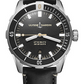 Ulysse Nardin Diver Stainless Steel 42 MM - Black Leather Strap - Black Dial - 8163-175/92