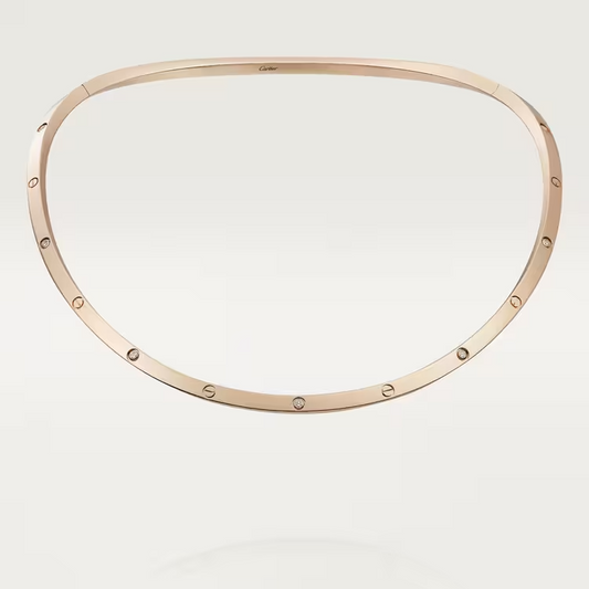 Cartier Love Necklace - Rose Gold - Diamonds - N7424355