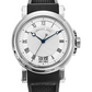 Breguet Marine II Large Date Stainless Steel 39 MM - Silver Rubber Strap - Silver Dial - 5817ST/12/5V8