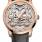 Girard-Perregaux Classic Bridge Pink Gold 45 MM - Black Leather Strap - Skeleton Dial - 86000-52-001-BB6A