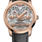 Girard-Perregaux Classic Bridge Pink Gold 40 MM - Black Leather Strap - Skeleton Dial - 86005-52-001-BB6A