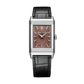 JLC - Reverso Tribute Enamel Hokusai Waterfalls Limited Edition - Roben Waterfall - 45.6 MM x 27.4 MM - White Gold - Chestnut Brown Guilloché Enamel Dial - Black Leather Strap - Q39334T7