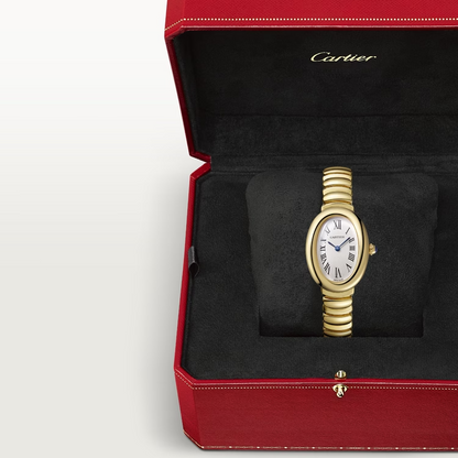 Cartier Baignoire de Cartier Yellow Gold 31.4 MM - Yellow gold Bracelet - Silvered Dial - WGBA0013