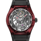 Girard-Perregaux Laureato Red YAG and black PVD-treated Titanium 44 MM - Black Rubber Strap - Skeleton Dial - 81071-44-3115-1CX