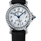 Breguet Marine White Gold 30 MM - Black Fabric Strap - Diamond Bezel - Mother-Of-Pearl Dial -  8818BB/59/864/DD0D