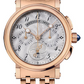 Breguet Marine Rose Gold 34.6 MM - Rose Gold Bracelet - Silver Gold Dial - 8827BR/52/RM0