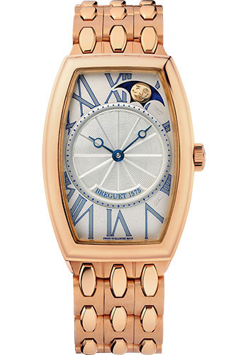 Breguet Héritage Rose Gold 35 X 25 MM - Rose Gold Bracelet - Silver and Mother-of-Pearl Dial -  8860BR/11/RB0