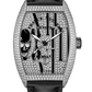 Franck Muller Cintrée Curvex - 55 MM - White Gold & Diamond - Diamond Dial - 8880SCDTGOTHDCDWGW