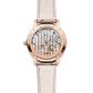 JLC - Rendez-Vous Classic Night & Day - 34 MM - Pink Gold - Silvered-Gray Guilloché Diamond Dial - Diamond Bezel - Taupe Leather Strap - Q3442441