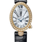 Breguet Reine de Naples Yellow Gold 24.95 MM - Black Leather Strap - Diamond Bezel - Mother-Of-Pearl Dial - 8928BA/51/944/DD0D3L