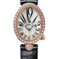 Breguet Reine de Naples Rose Gold 24.95 MM - Black Leather Strap - Diamond Bezel - Mother-Of-Pearl Dial - 8928BR/5W/944/DD0D3L