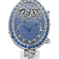 Breguet Reine de Naples White Gold 32 MM - White Leather Strap - Diamond Bezel - Diamond And Sapphire Paved Dial - 8973BB/6S/8H4/SD0D3L