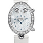 Breguet Reine de Naples White Gold 30.4 MM - White Leather Strap - Diamond Bezel - Mother-Of-Pearl Dial - 8978BB/58/974/D00D3L