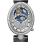 Breguet Reine de Naples White Gold 34 MM - Black Leather Strap - Diamond Bezel - Diamond Paved Dial - 8999BB/8D/974/DD0D