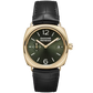 Panerai Radiomir Yellow Gold 40 MM - Black Alligator Strap - Green Sun-brushed Dial - PAM01437