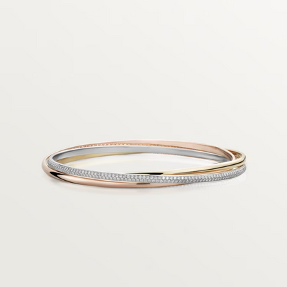 Cartier Trinity Bracelet - White Gold Rose Gold and Yellow Gold Small Model - N6711717