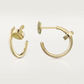 Cartier Just Un Clou Earrings - Yellow Gold - B8301235