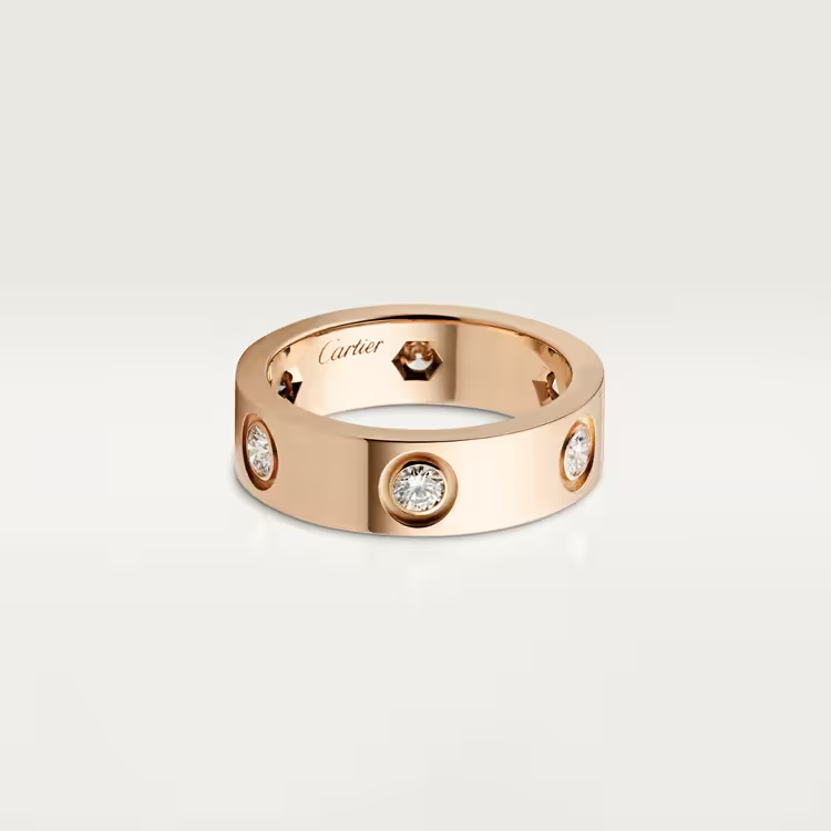 Cartier Ring - Rose Gold - Diamonds - B4097500