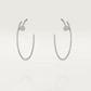 Cartier Juste Un Clou Earrings - White Gold Diamonds - N8515008