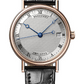 Breguet Classique Rose Gold 33.5 MM - Black Leather Strap -  Silvered Gold Dial - 9067BR/12/976