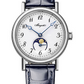 Breguet Classique Dame White Gold 30 MM - Blue Leather Strap - Grand Feu enamel Dial - 9087BB/29/964