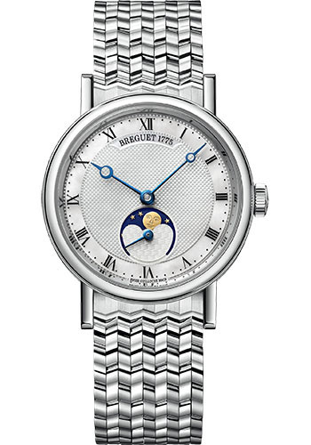 Breguet Classique Dame White Gold 30 MM - White Gold Bracelet - Silver Gold Dial -   9087BB/52/BC0