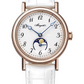 Breguet Classique Dame Rose Gold 30 MM - White Leather Strap - Grand Feu enamel Dial - 9087BR/29/964